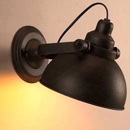 Tetőtéri kovácsoltvas edény kreatív vintage fali lámpák