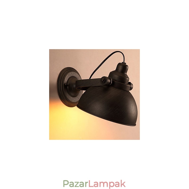 Tetőtéri kovácsoltvas edény kreatív vintage fali lámpák