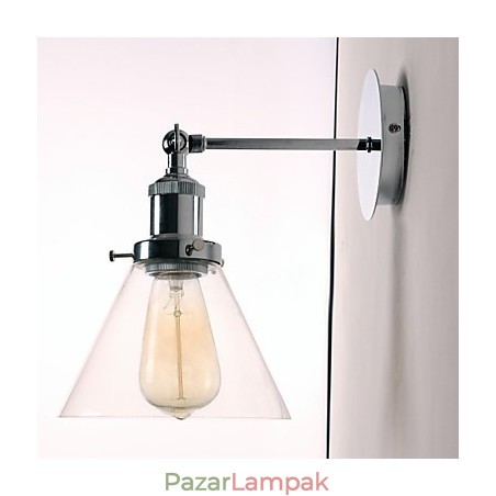 Art Deco fali lámpa üvegkúp árnyékolással Art Deco fali lámpa üvegkúp árnyékolással