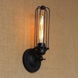 Retro minimalista ipari éjjeli folyosó lépcsők erkély dekoratív falikar