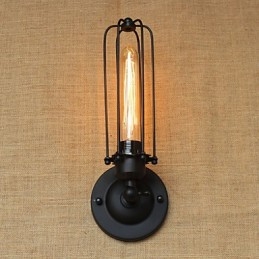 Retro minimalista ipari éjjeli folyosó lépcsők erkély dekoratív falikar