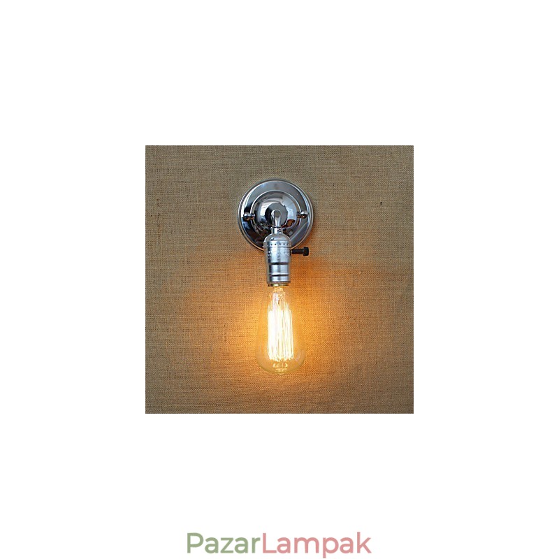 Forgókapcsolók Amerikai vidéki vidéki retro modern Edison villanykörte folyosó mini nappali fali lámpa
