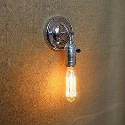 Forgókapcsolók Amerikai vidéki vidéki retro modern Edison villanykörte folyosó mini nappali fali lámpa