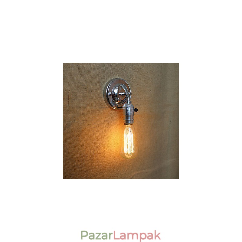 Forgókapcsolók Amerikai vidéki vidéki retro modern Edison villanykörte folyosó mini nappali fali lámpa