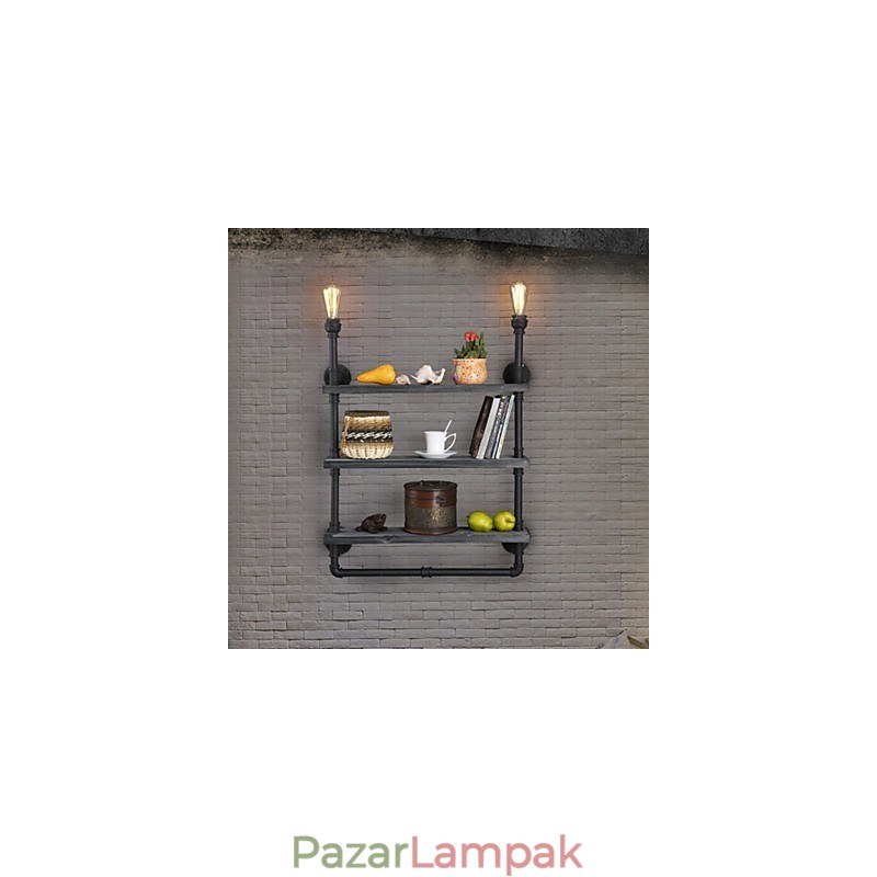 Falikarok Mini stílusú rusztikus Lodge fém