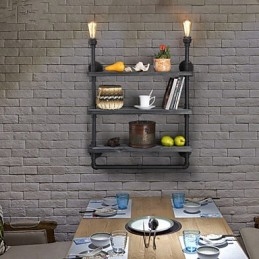 Falikarok Mini stílusú rusztikus Lodge fém