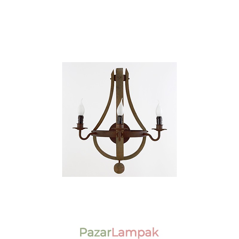 Mini stílusú falikarok, rusztikus Lodge fa bambusz