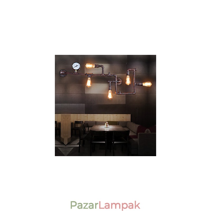 Falikarok Mini stílusú rusztikus Lodge fém