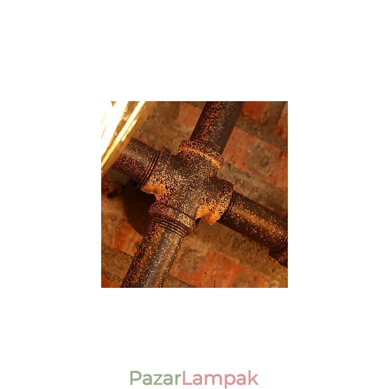 Retro bár vas falikarok mini stílusú rusztikus Lodge fém