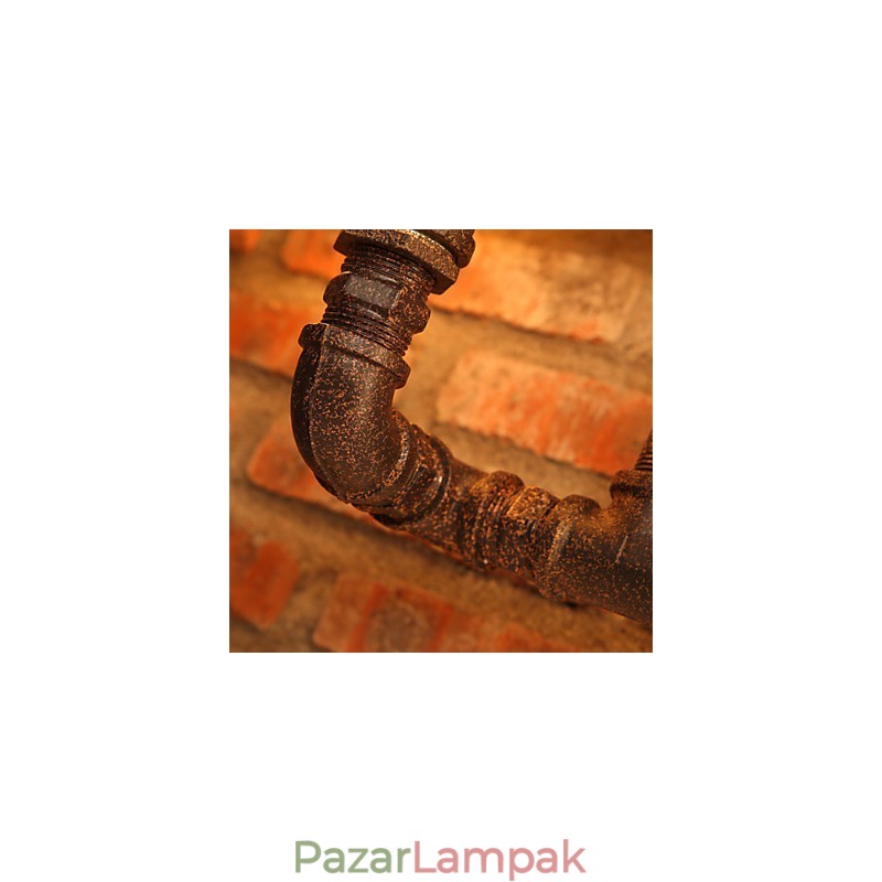 Retro bár vas falikarok mini stílusú rusztikus Lodge fém