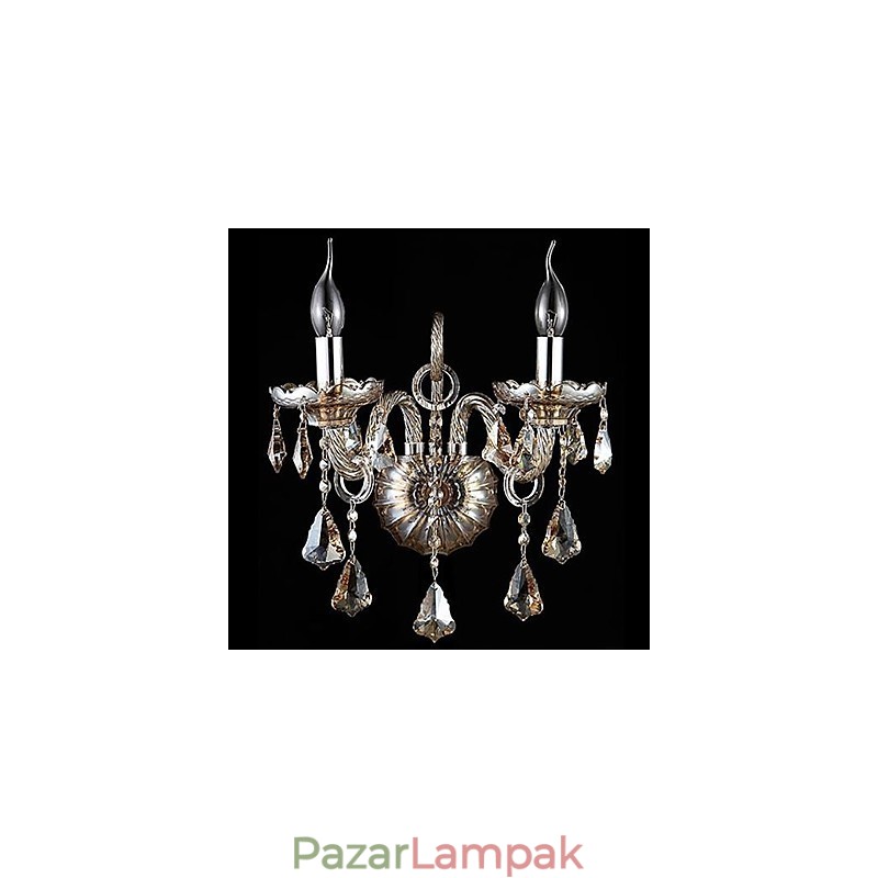 Kristály fali lámpák gyertya fali lámpák olvasó fali lámpák modern kortárs fém