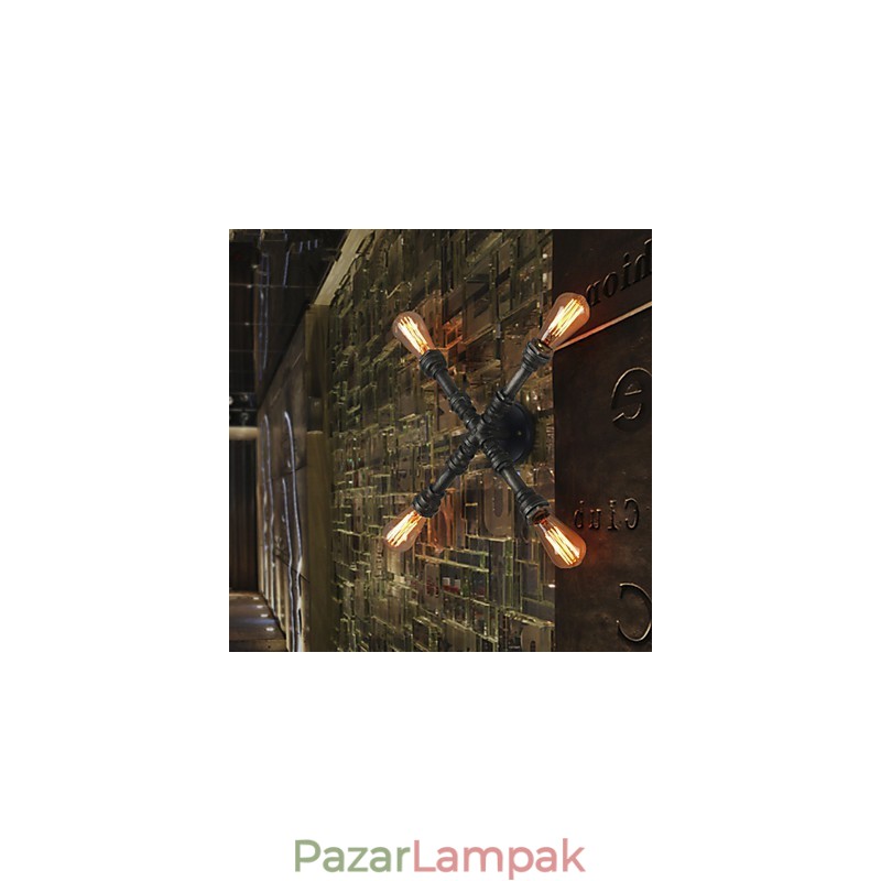 Falikarok Mini stílusú rusztikus Lodge fém