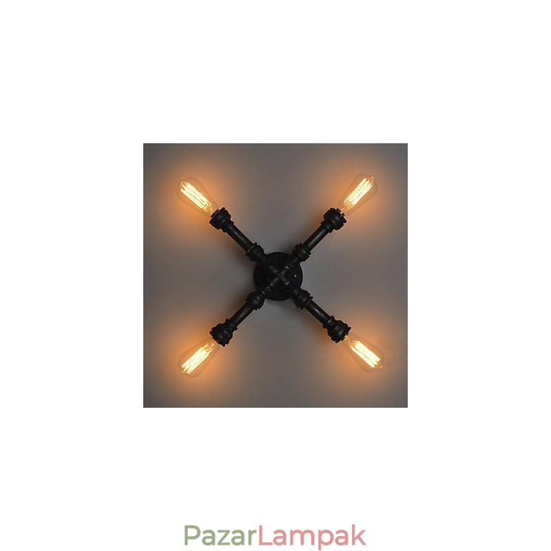 Falikarok Mini stílusú rusztikus Lodge fém