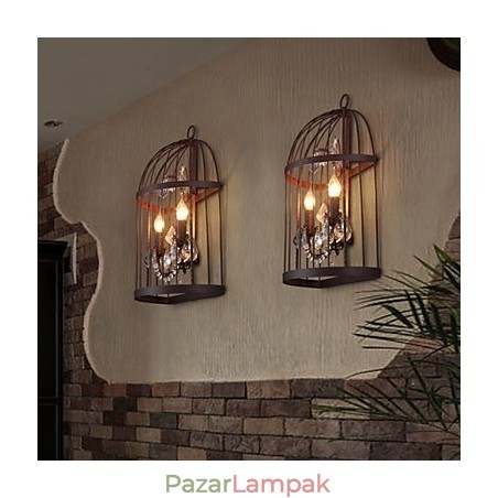 Mini stílusú fali lámpák Rusztikus Lodge fém Mini stílusú fali lámpák Rusztikus Lodge fém