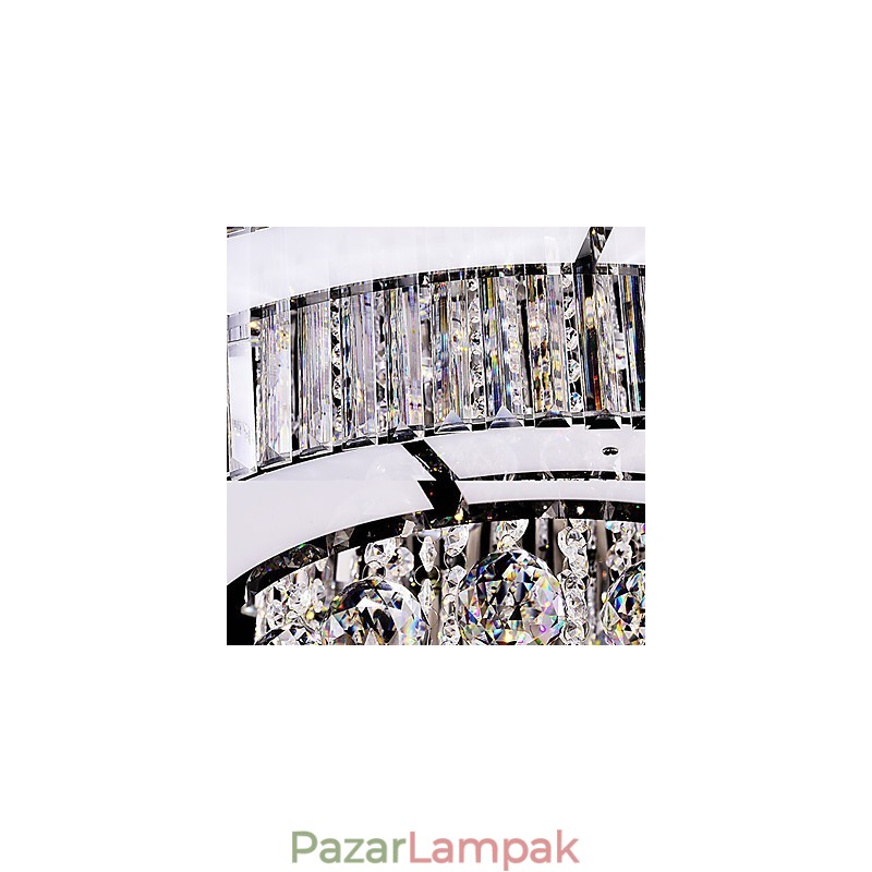 Modern, kortárs üveg süllyesztett tartó