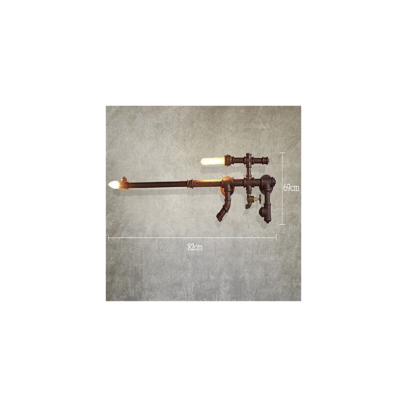 Falikarok Mini stílusú rusztikus Lodge fém