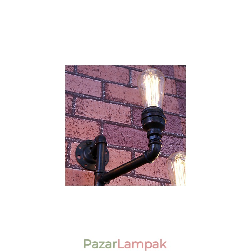 Mini stílusú fali lámpák Rusztikus Lodge fém
