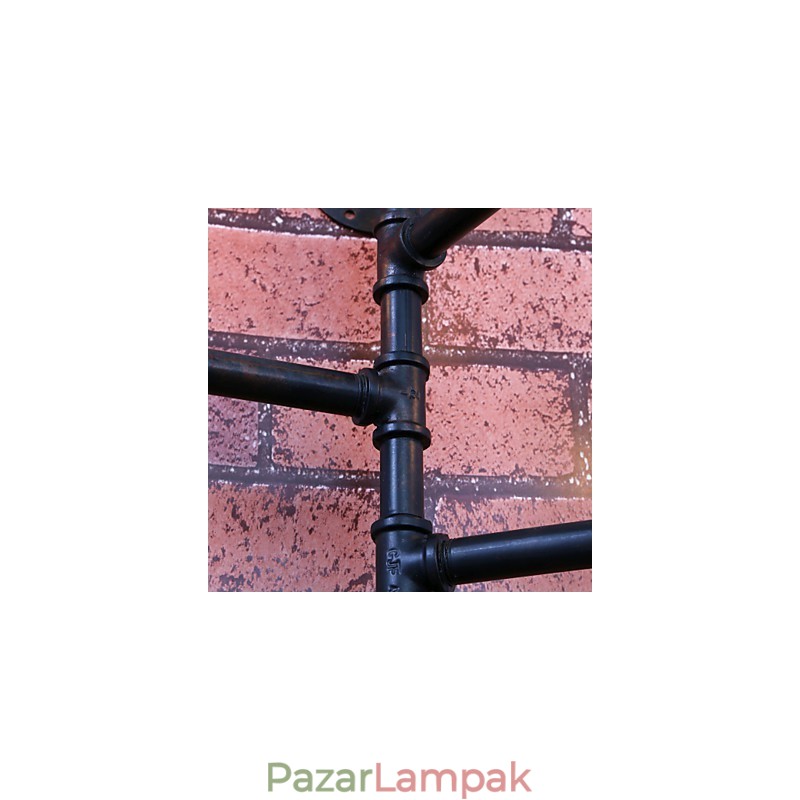 Mini stílusú fali lámpák Rusztikus Lodge fém