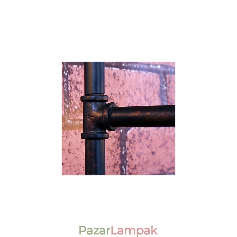 Mini stílusú fali lámpák Rusztikus Lodge fém