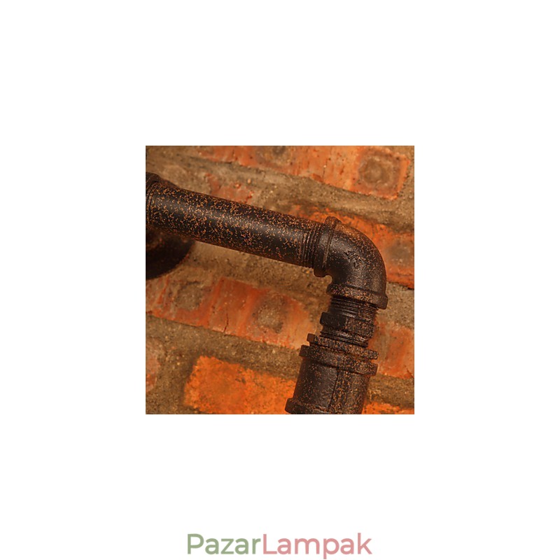 Retro bár vas falikarok mini stílusú rusztikus Lodge fém