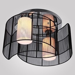 Mennyezeti lámpa Modern design 2 lámpa fekete