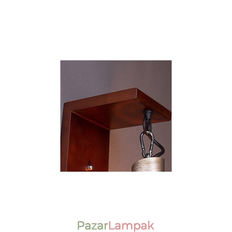 Antik fa falikar 1 lámpa