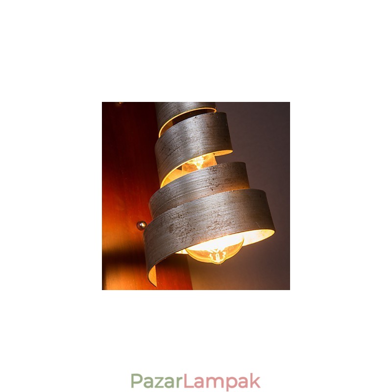 Antik fa falikar 1 lámpa