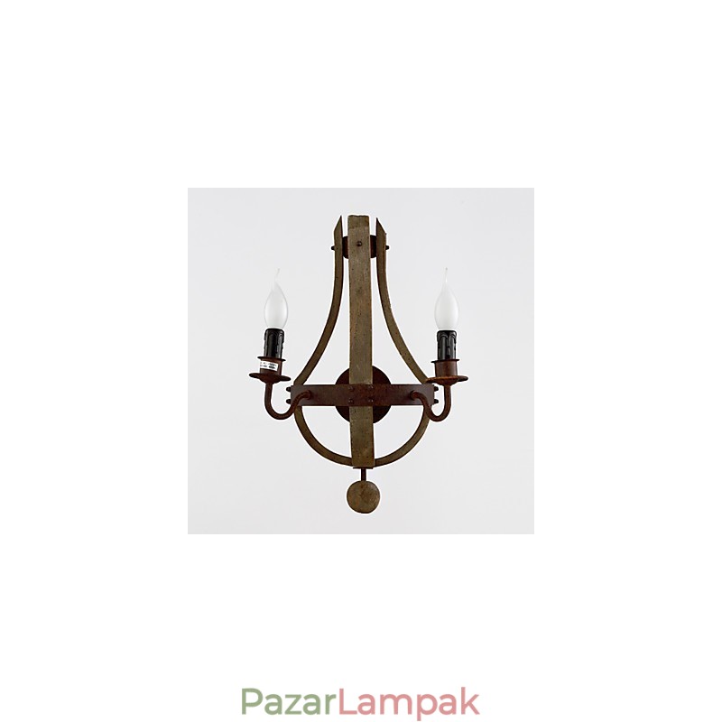 Mini stílusú falikarok, rusztikus Lodge fa bambusz