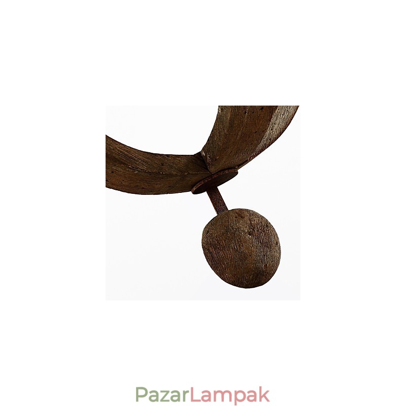 Mini stílusú falikarok, rusztikus Lodge fa bambusz