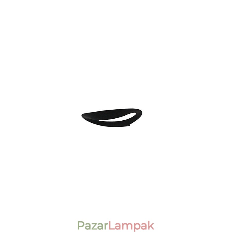 Művészi fali lámpa 1 fénnyel, fekete-fehérben