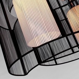 Mennyezeti lámpa Modern design 2 lámpa fekete