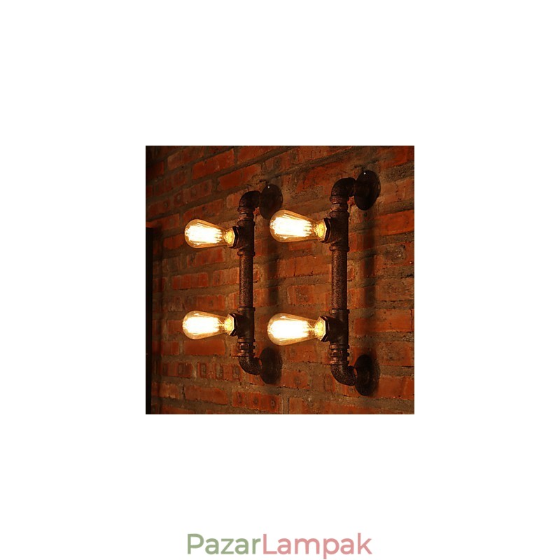 Falikarok Mini stílusú rusztikus Lodge fém