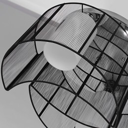 Mennyezeti lámpa Modern design 2 lámpa fekete