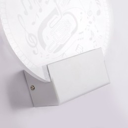 Akril fali lámpa PVC lámpa, modern kortárs fém
