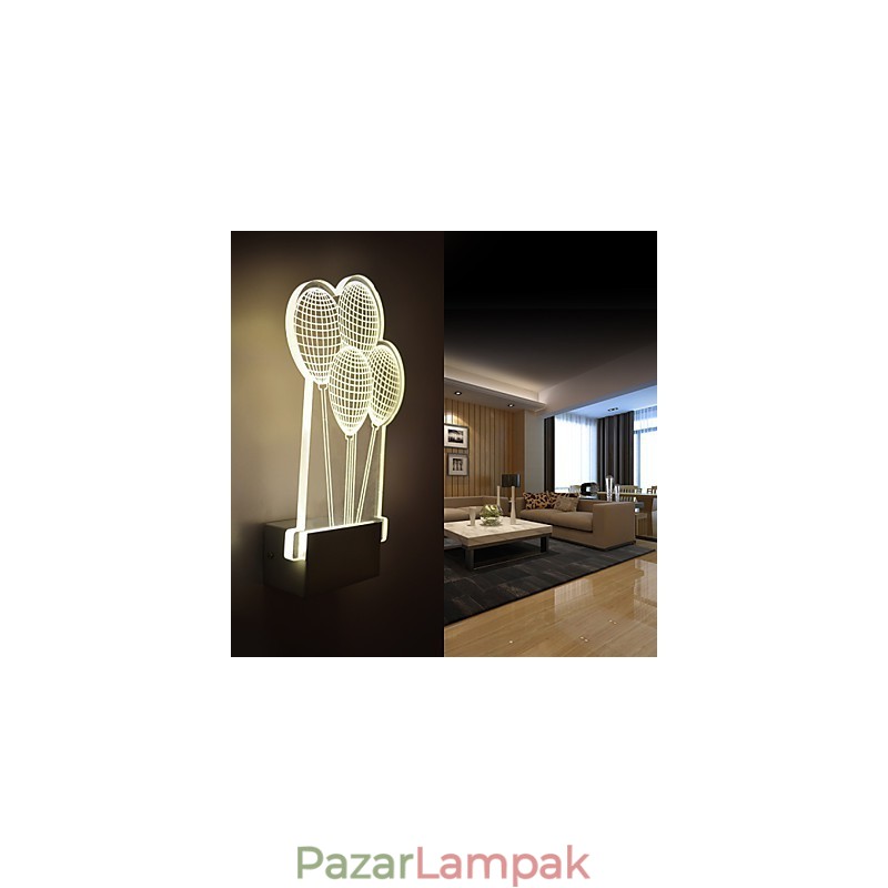 Akril fali lámpa PVC lámpa, modern kortárs fém