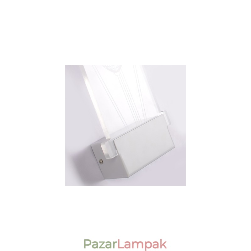 Akril fali lámpa PVC lámpa, modern kortárs fém