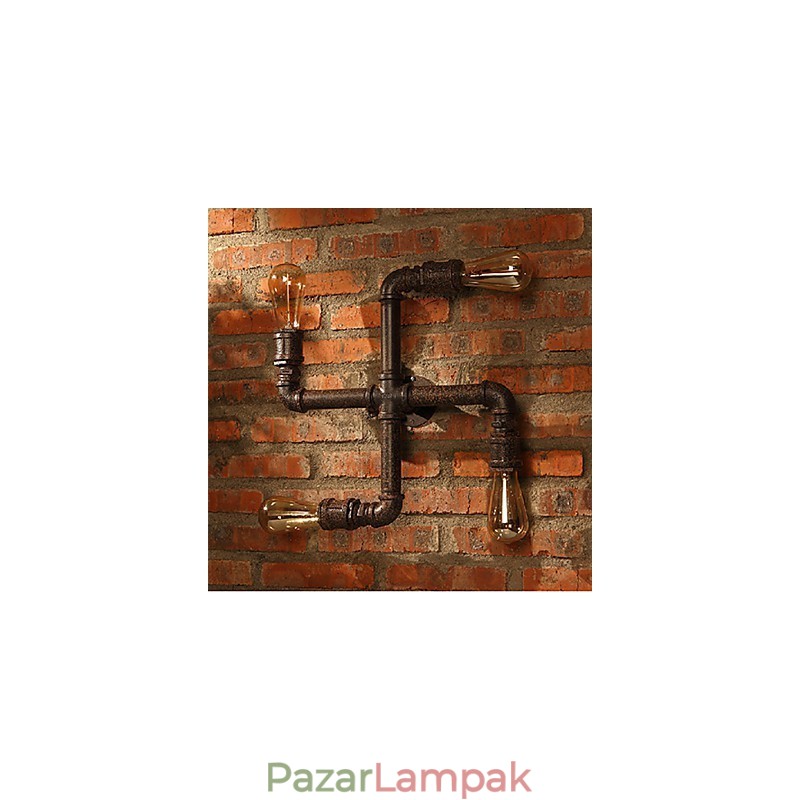 Falikarok Mini stílusú rusztikus Lodge fém