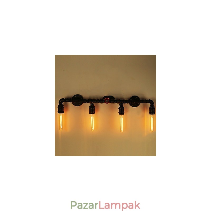 Mini stílusú fali lámpák Rusztikus Lodge fém