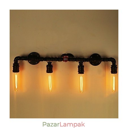 Mini stílusú fali lámpák Rusztikus Lodge fém