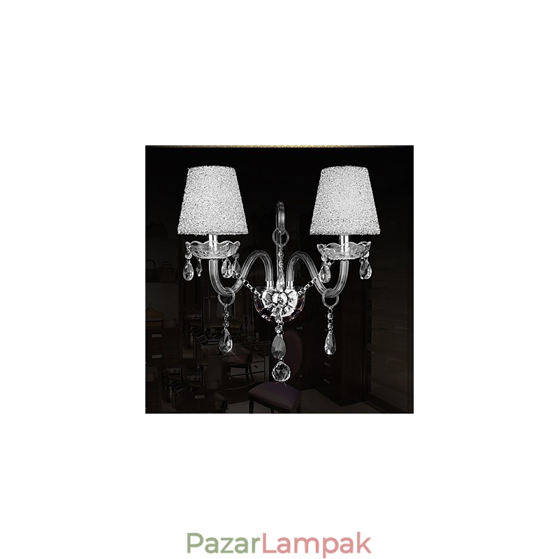 Hagyományos klasszikus üveg kristály falikarok