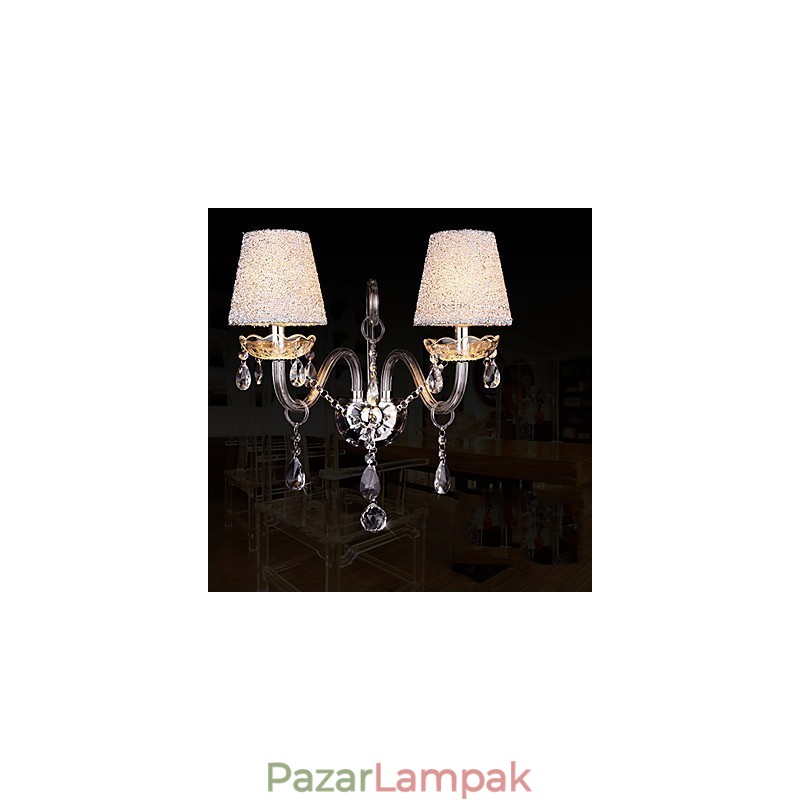 Hagyományos klasszikus üveg kristály falikarok