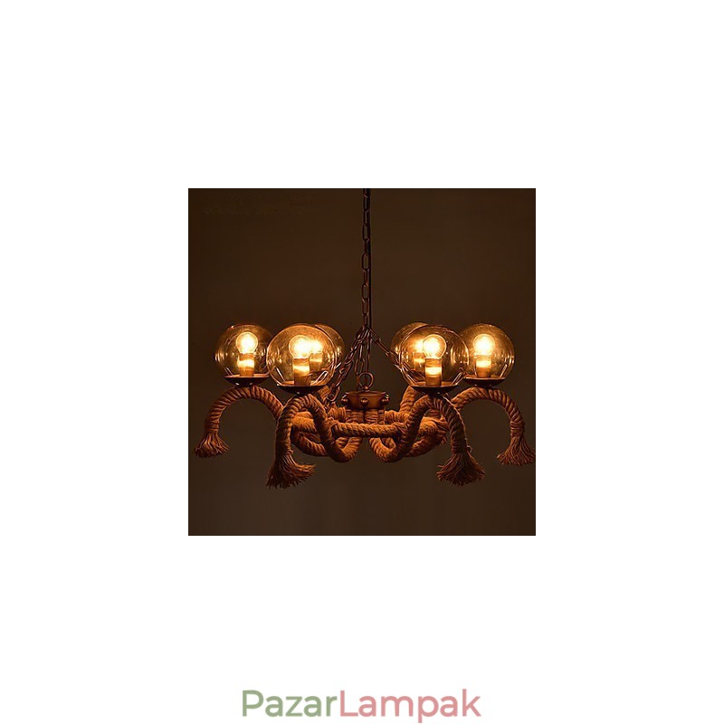 Csillár Mini Stílusú Vintage Metal