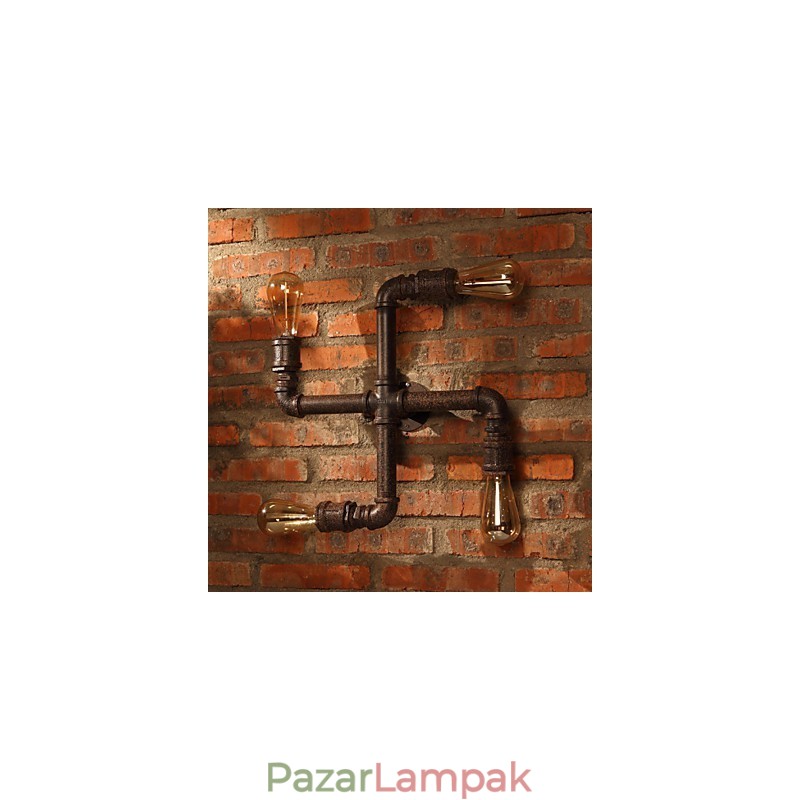 Falikarok Mini stílusú rusztikus Lodge fém