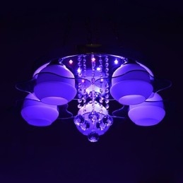 Távirányító 5 lámpa Blue Redss Modern mennyezeti lámpa süllyesztett rögzítéssel