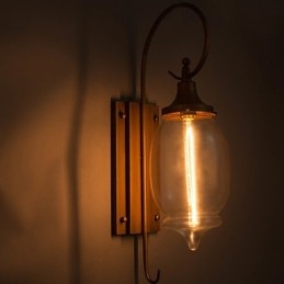 Fali lámpák otthonhoz Fali lámpa Minimalista belső folyosó kovácsoltvas lámpa Hálószoba éjjeli lámpák az élethez