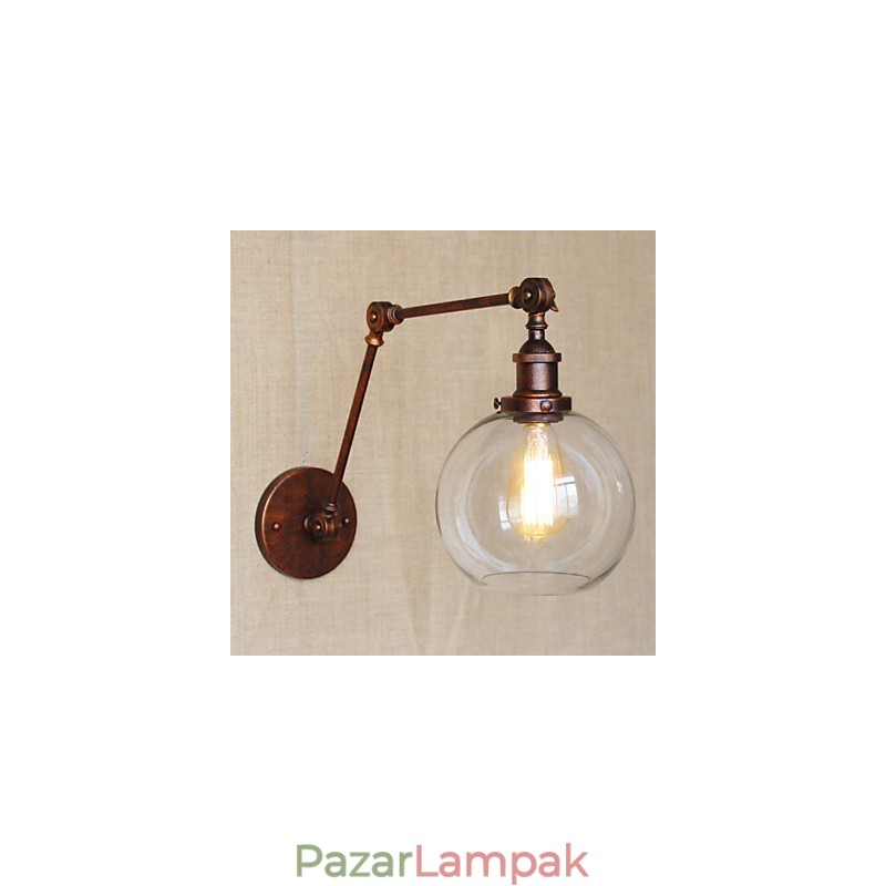 Fali lámpák Lengőlámpák Olvasás Fali lámpák Kristály Mini stílusú Rusztikus Lodge Fém