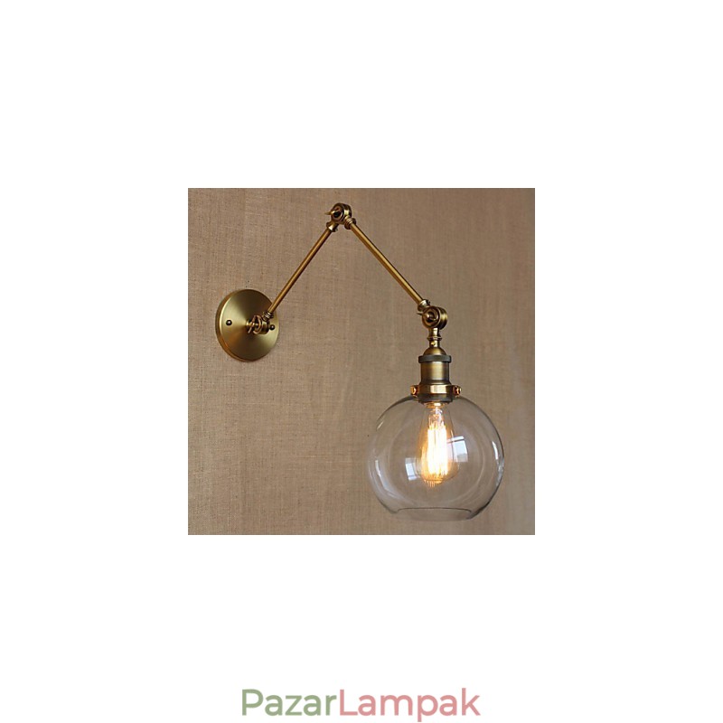 Fali lámpák Lengőlámpák Olvasás Fali lámpák Kristály Mini stílusú Rusztikus Lodge Fém