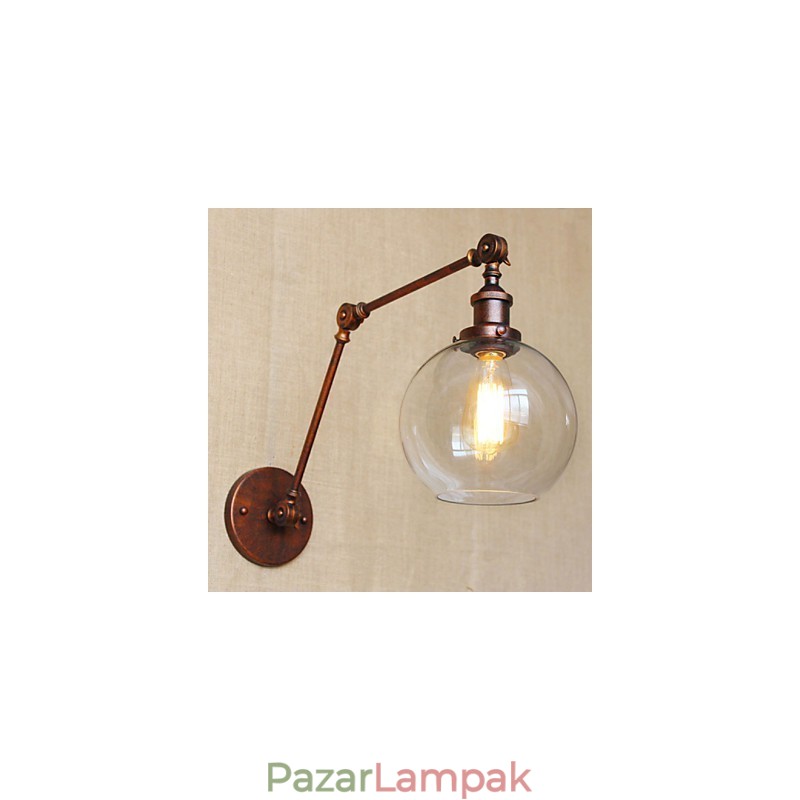Fali lámpák Lengőlámpák Olvasás Fali lámpák Kristály Mini stílusú Rusztikus Lodge Fém