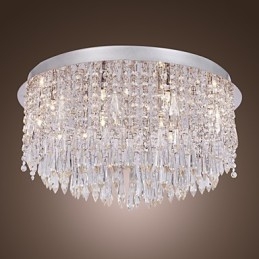 Modern, modern Crystal Chrome süllyesztett tartó