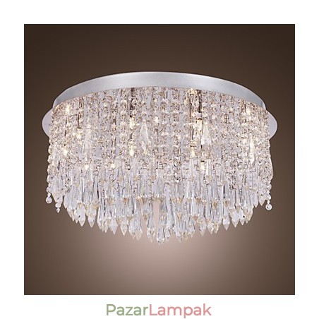 Modern, modern Crystal Chrome süllyesztett tartó Modern, modern Crystal Chrome süllyesztett tartó